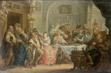 Fête champêtre (une de la paire)
